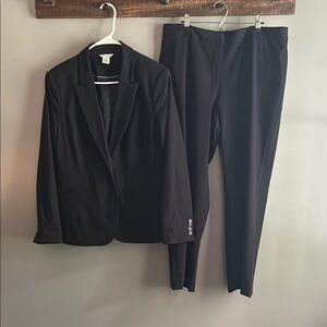 Liz Claiborne Black Blazer and Pants Set